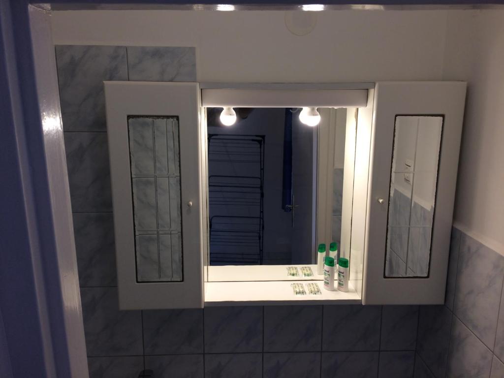 Kúpeľňa v ubytovaní Írisz Apartman Budapest