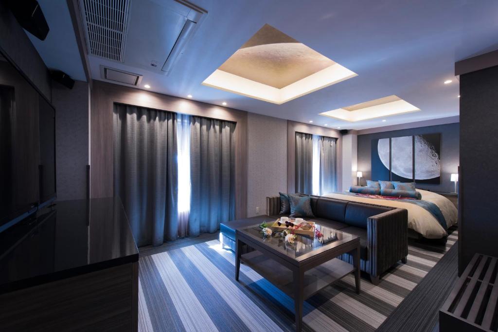 Posezení v ubytování Hotel Zen Rikyu Yokohama Hazawa