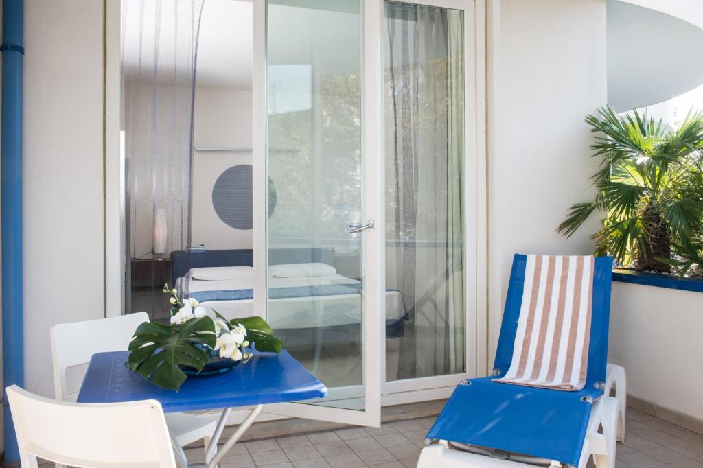 Balkón nebo terasa v ubytování Blu Suite Resort