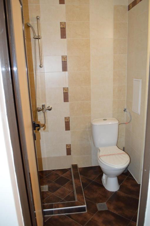 Koupelna v ubytování Eos Hotel