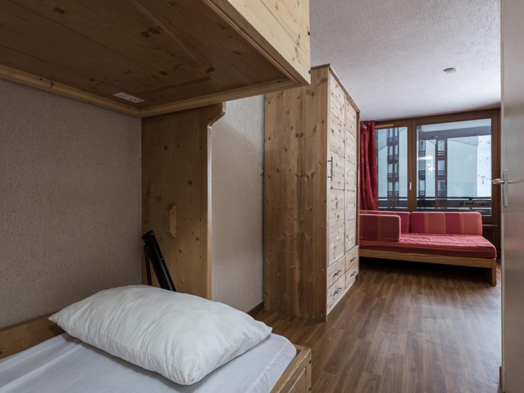 Studio skis aux pieds avec balcon à Tignes, 4 pers.