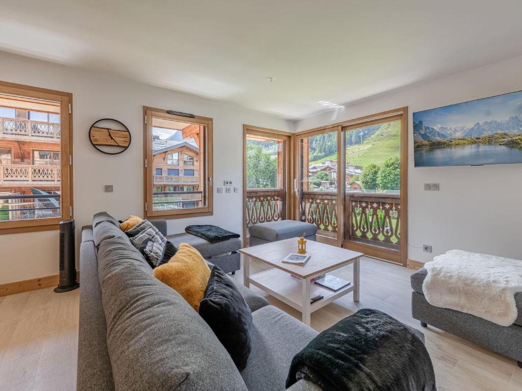 Hypercentre Morzine, 3 ch / 7 pers, parking & balcon