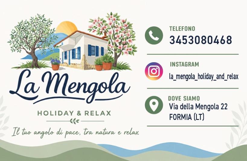 a flyer for a real estate agency with a house at la mengola holiday and relax in Trivio