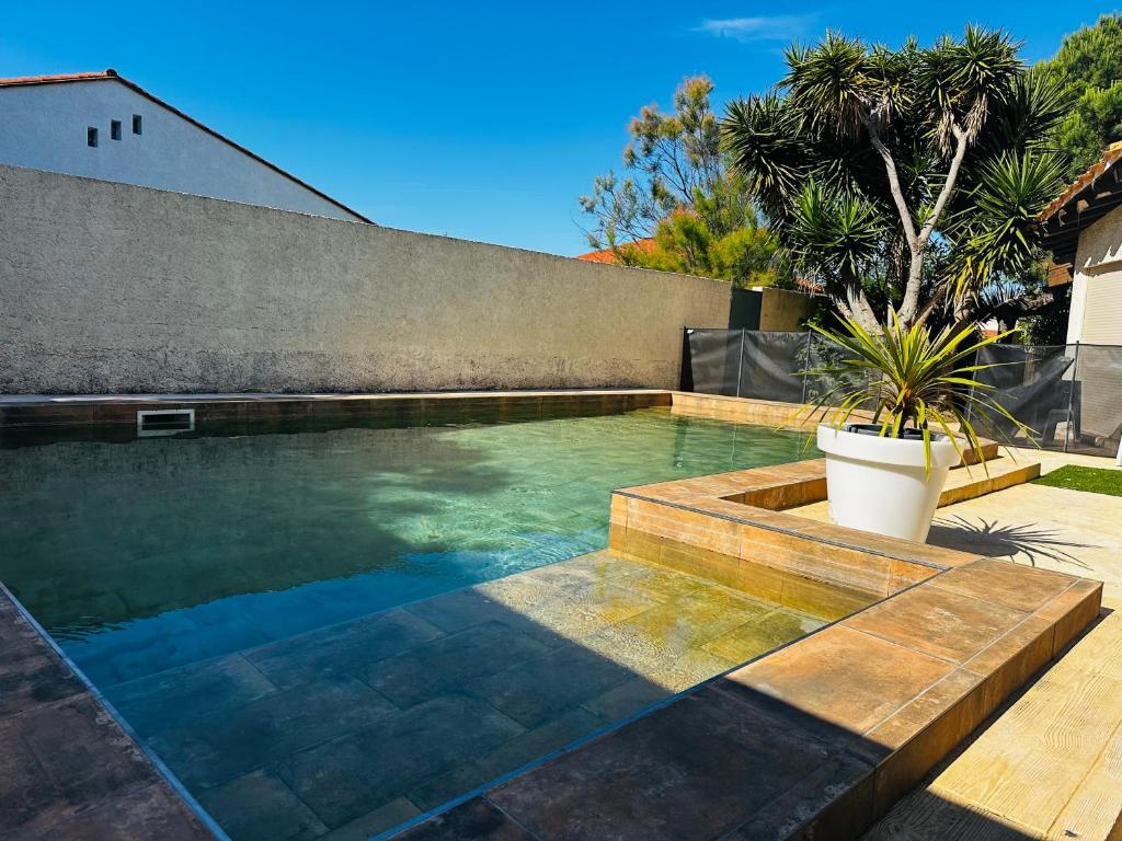 Villa d'exception avec piscine privée 11 pers plage à pied