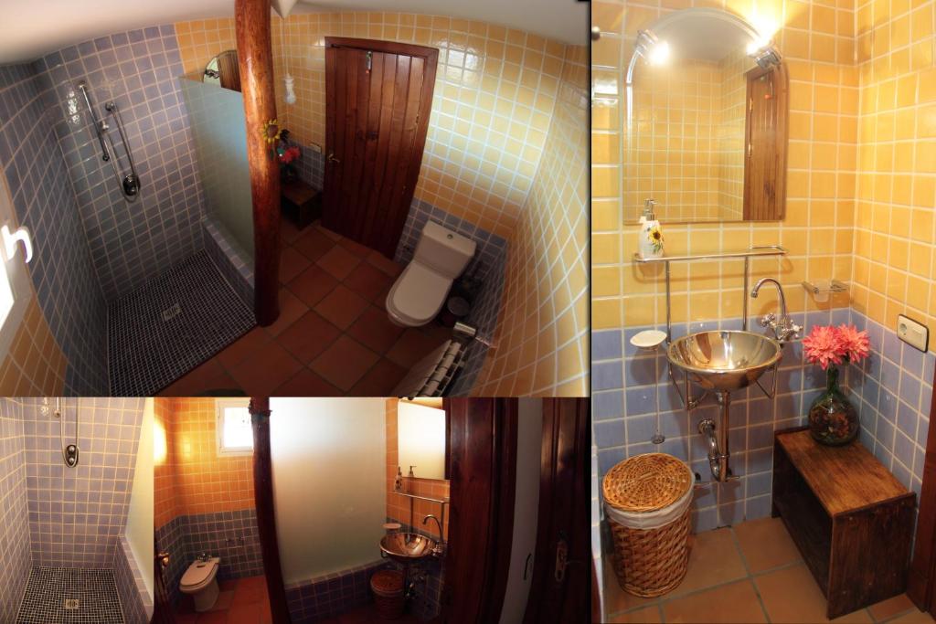 Koupelna v ubytování Casa Sebastiana