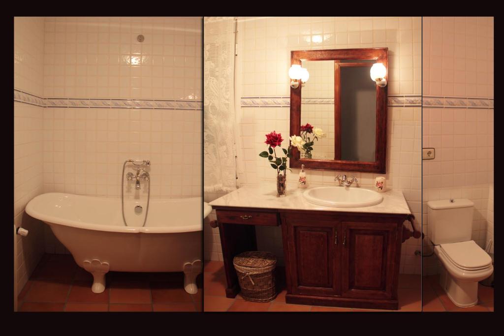 Koupelna v ubytování Casa Sebastiana