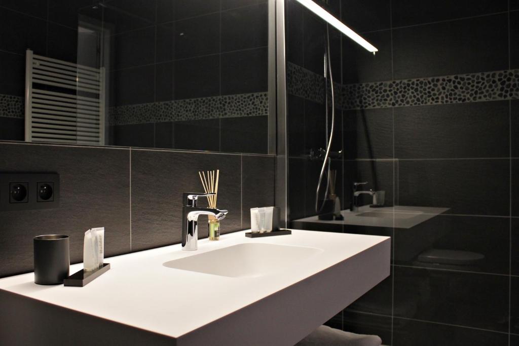 Koupelna v ubytování B&B VIENNA