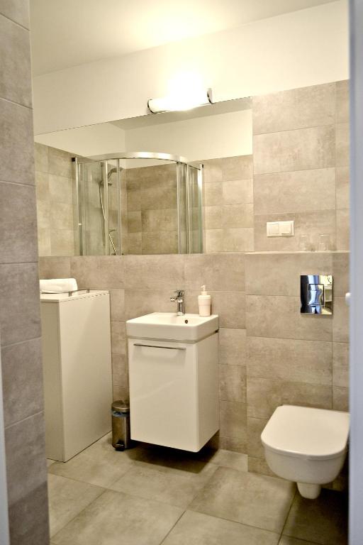Koupelna v ubytování Residence Aparthotel