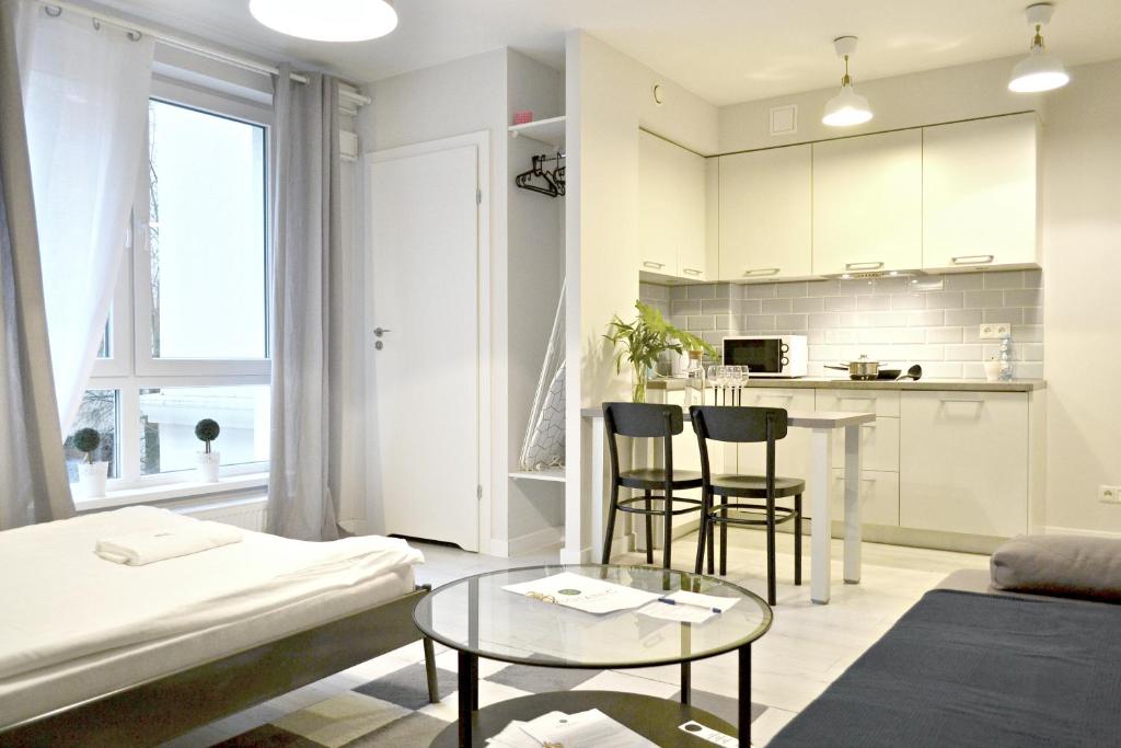Kuchyň nebo kuchyňský kout v ubytování Residence Aparthotel