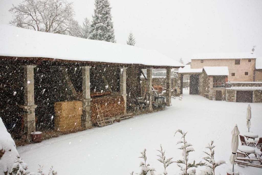 Hotel Bernat de So v zimě
