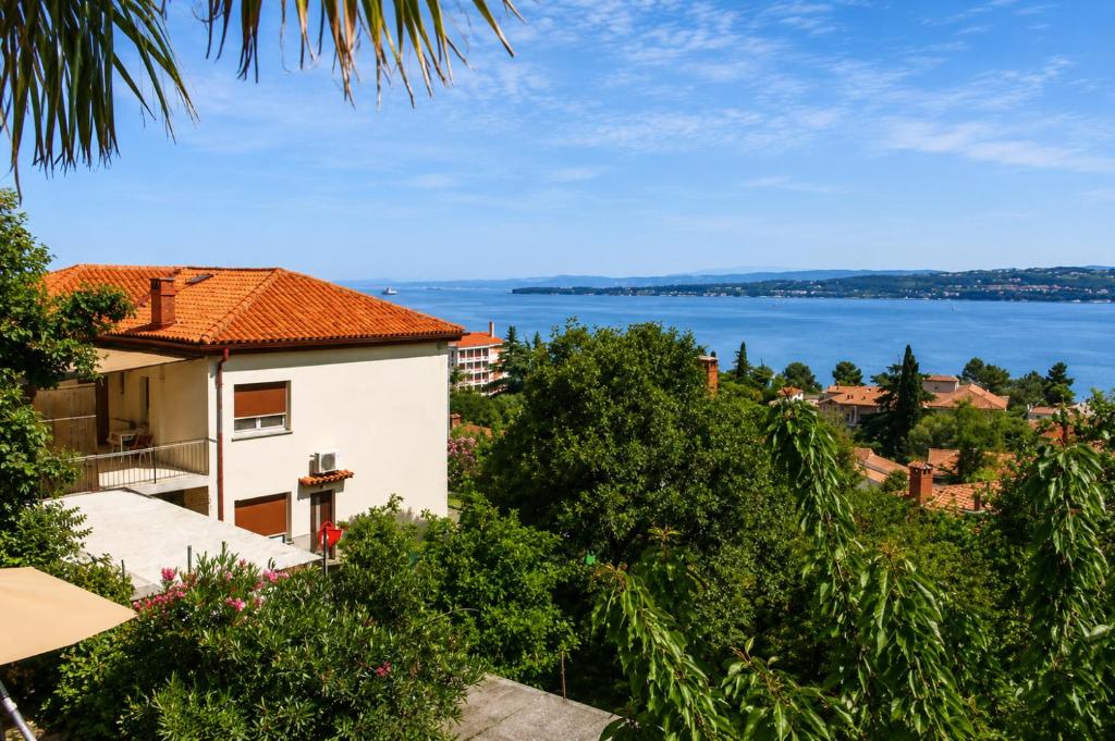 a view of the water from a house at Athena in Koper
