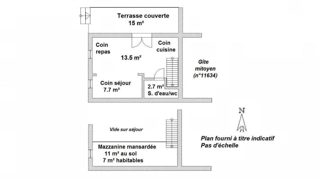 a floor plan of a house at Capanella in Serra-di-Ferro