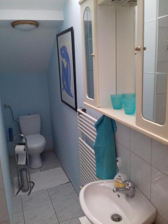 Kúpeľňa v ubytovaní Sopron Eszter Apartman