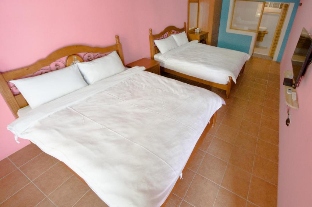 Postel nebo postele na pokoji v ubytování Baisha 31 B&B