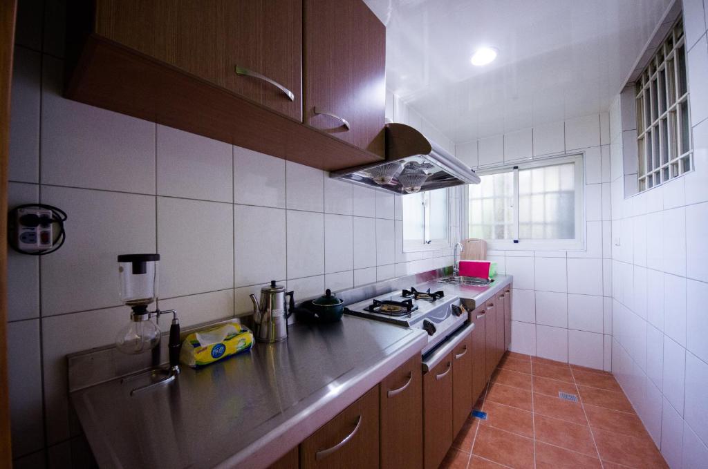 Kuchyň nebo kuchyňský kout v ubytování Baisha 31 B&B