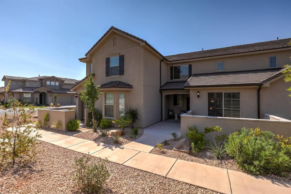 a home in a subdivision with a house at Long Stays Welcome! Pet Friendly & Heated Pool in Washington