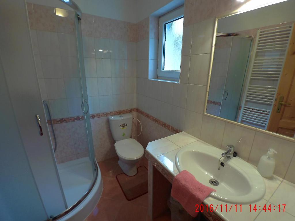 Koupelna v ubytování Apartment Majerčák
