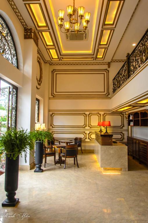 Khu vực ghế ngồi tại Bellevue Hotel