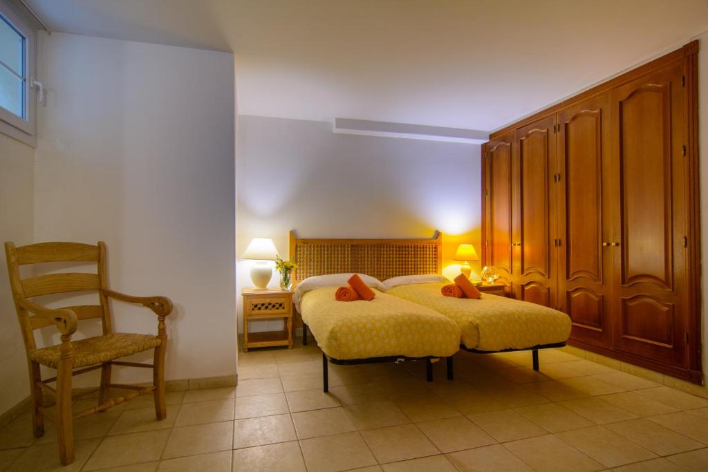 Postel nebo postele na pokoji v ubytování Villa Las Chapas Playa
