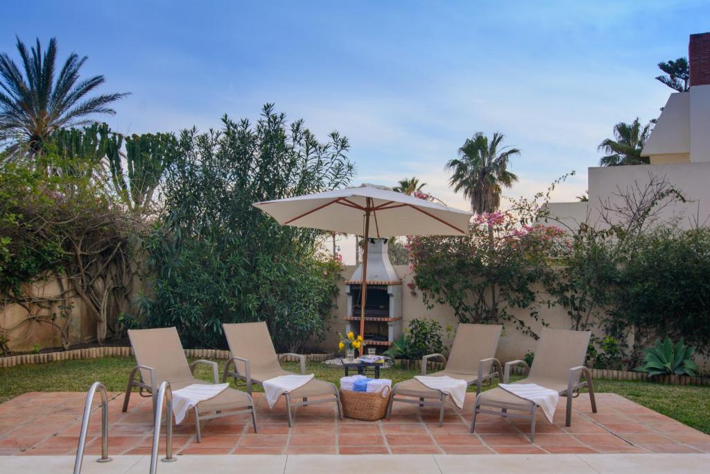Zahrada ubytování Villa Las Chapas Playa