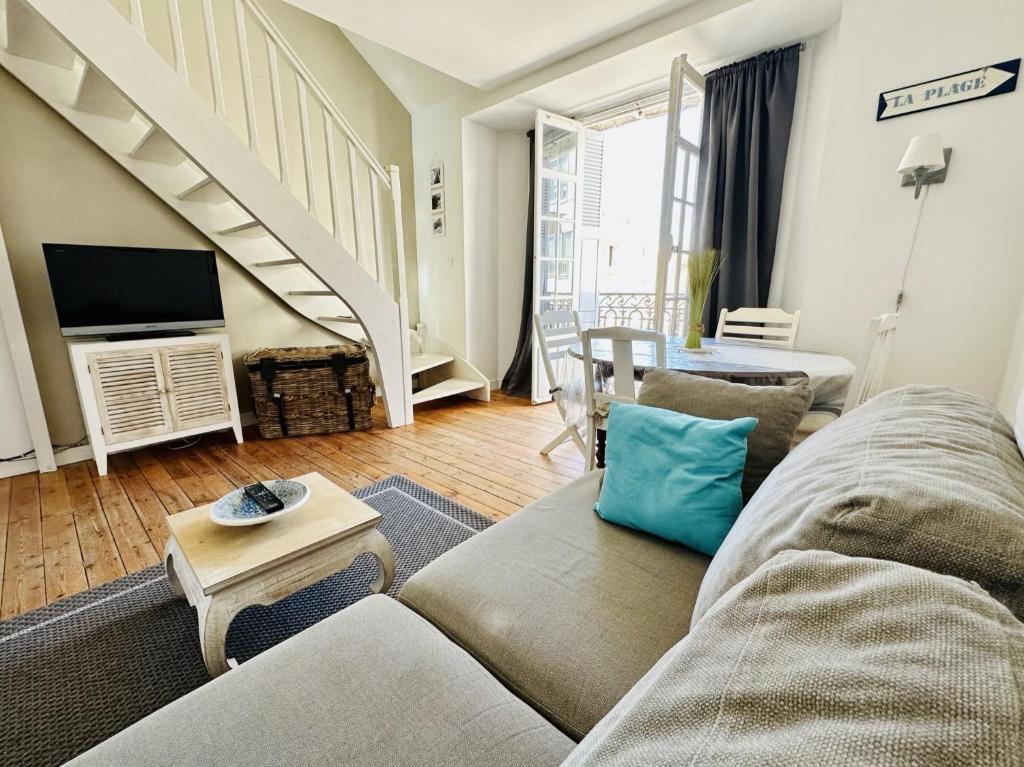Duplex proche grande plage en plein centre ville des Sables