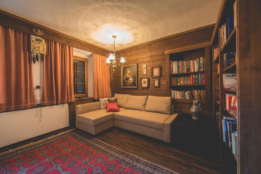 Posezení v ubytování Schneggnheisl - Appartement