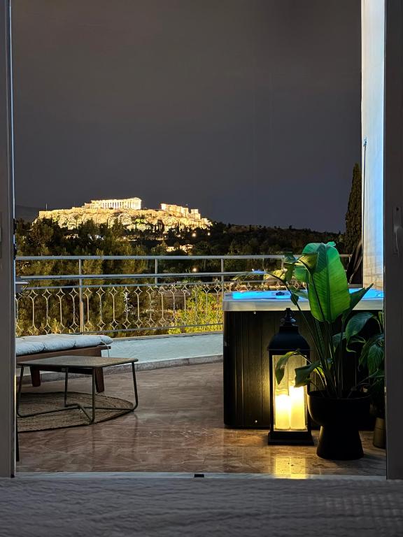 Artful Parthenon View