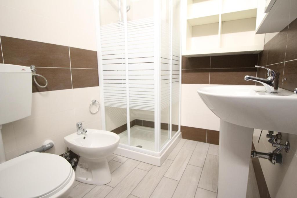 Koupelna v ubytování Nemi rooms