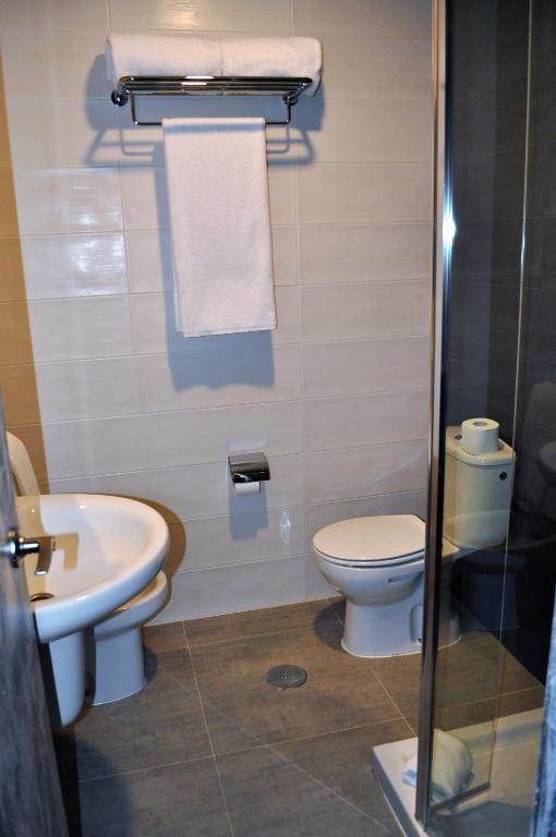 Kúpeľňa v ubytovaní Hotel Celanova