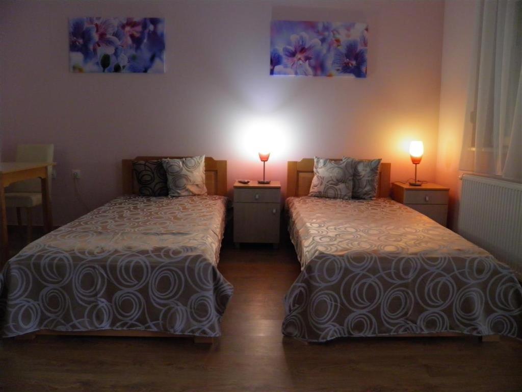 Postel nebo postele na pokoji v ubytování B&B Zmajevo Gnezdo 021
