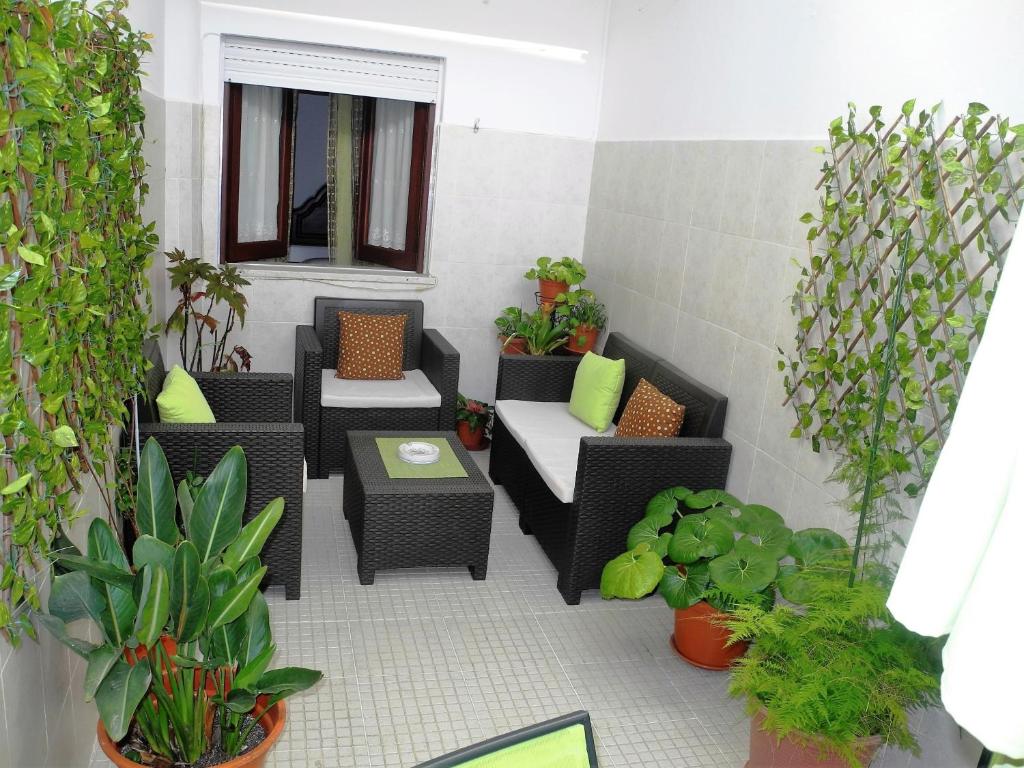 Posezení v ubytování Villa Oliveira Apartments