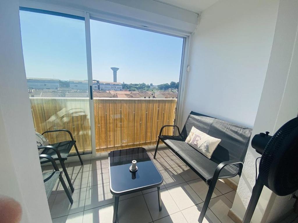 Studio cabine, parking, près plage - 4 pers. - FR-1-874-95