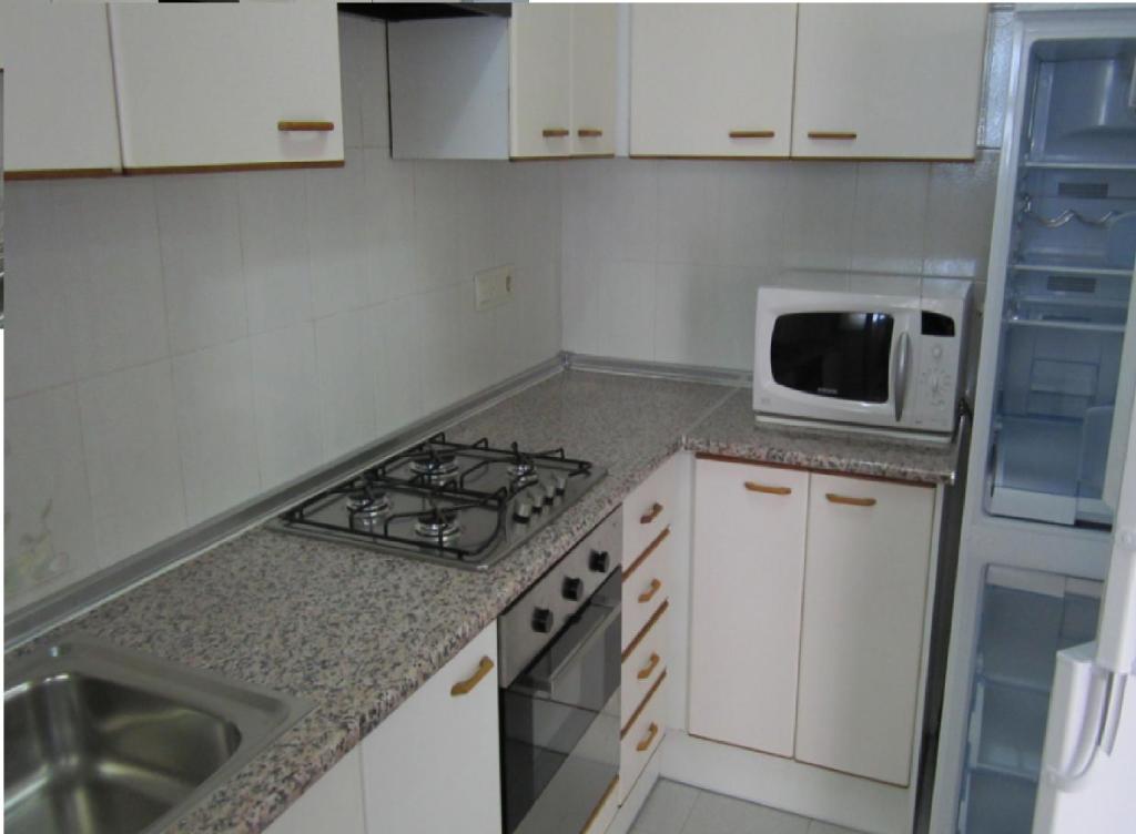 Kuchyň nebo kuchyňský kout v ubytování Apartamentos Rayos de Sol