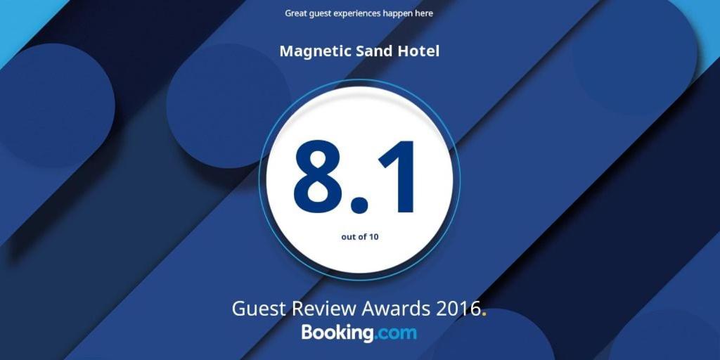 Certifikát, hodnocení, plakát nebo jiný dokument vystavený v ubytování Magnetic Sand Hotel