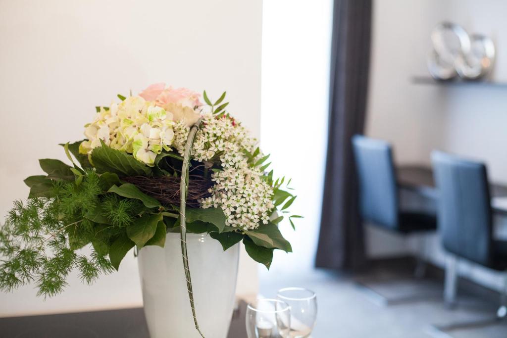 Posezení v ubytování Hotel Alt Riemsloh