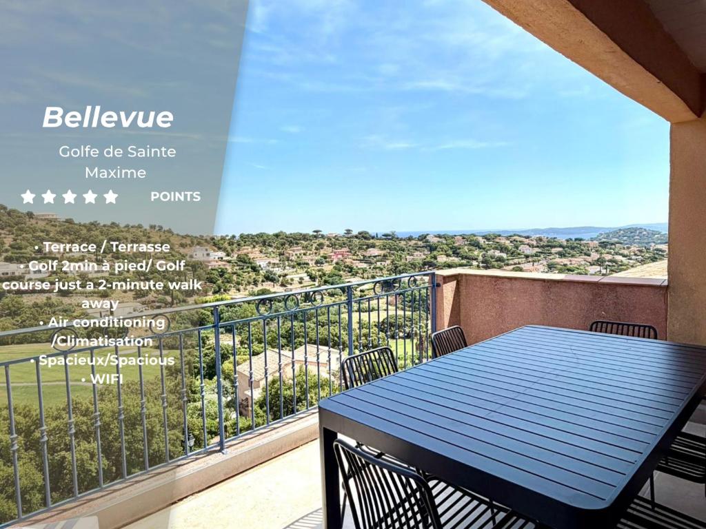 Bellevue Apartment - Terrace, Golf & Pool