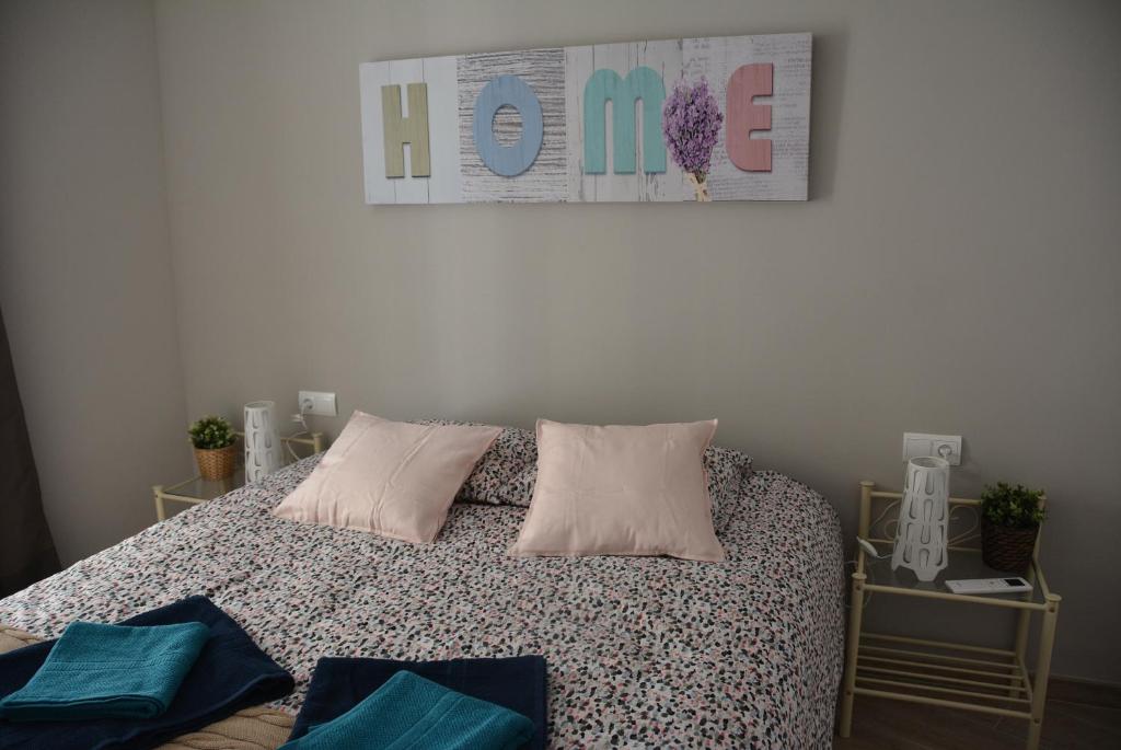 Posteľ alebo postele v izbe v ubytovaní Apartamento Flavia II Sant Damià