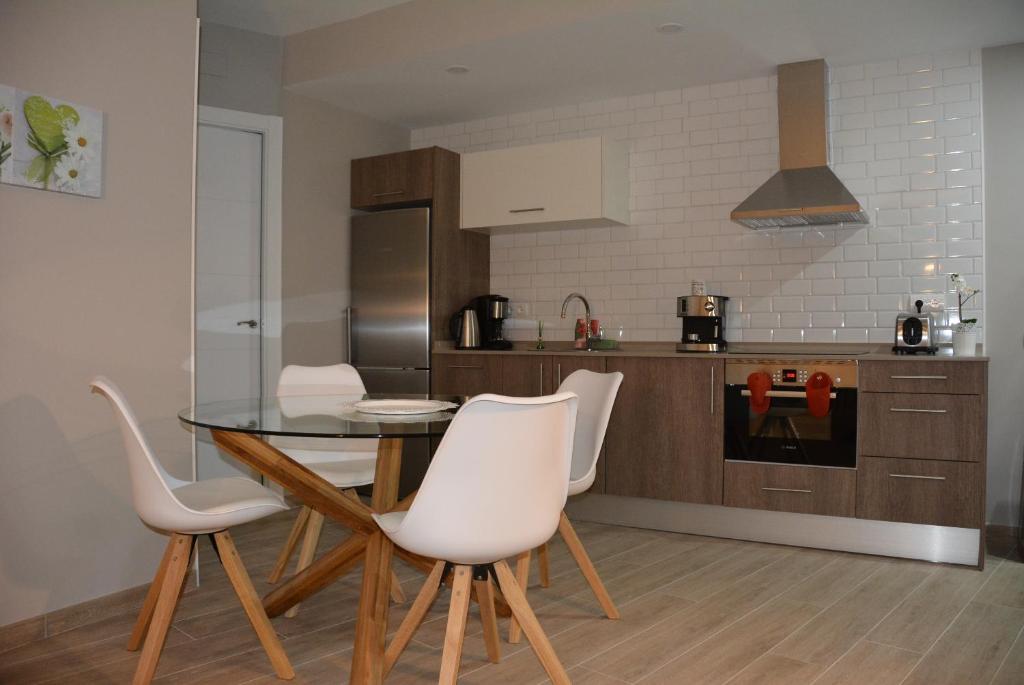 Kuchyňa alebo kuchynka v ubytovaní Apartamento Flavia II Sant Damià