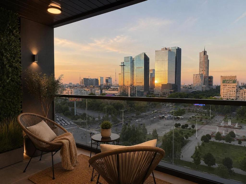 لابی و فضای عمومی U-Tower Studio Panoramic View of Tashkent City - تصویر ۵