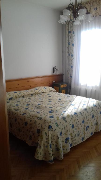 Postel nebo postele na pokoji v ubytování Hotel Albergo Dolomiti