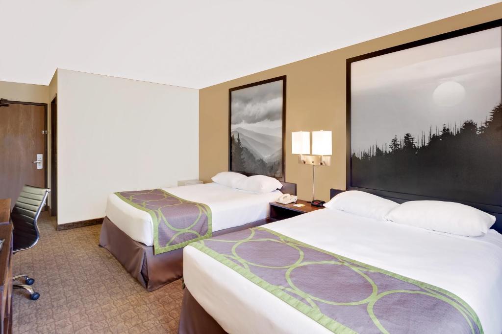 Super 8 by Wyndham Lebanon - Chambre Queen Avec Deux Lits Queen - Non-fumeur