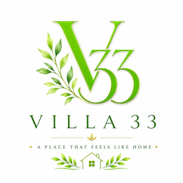 a logo for a villa that feels like home at Villa33 in Weligama