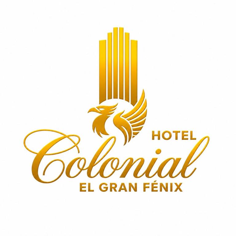 a logo for the hotel colombian eminem temple at Hotel Colonial El Gran Fénix in Tunja