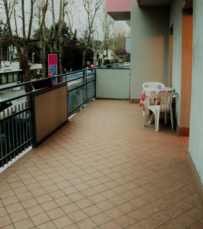 Balkón nebo terasa v ubytování Hotel Midi