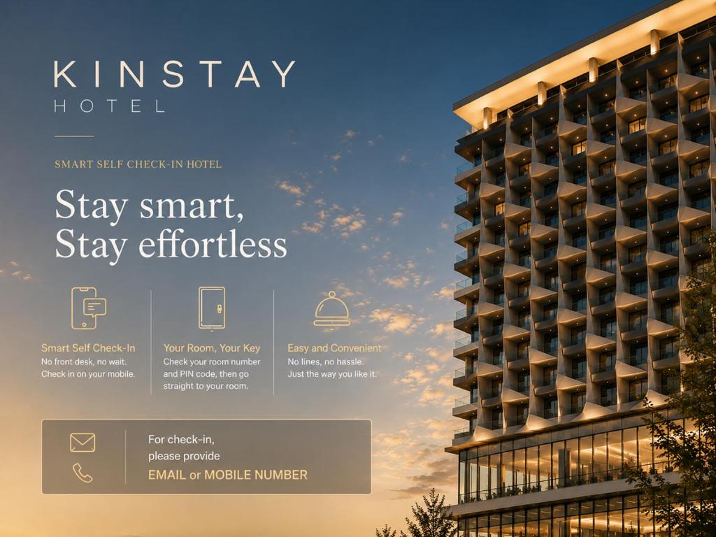 a flyer for a hotelstay smart stay efficient at Kinstay Hotel in Goyang