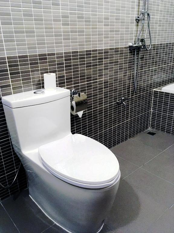 Koupelna v ubytování Acqua Blu Rasdhoo