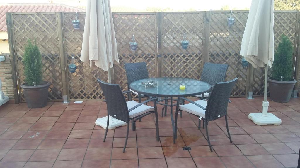 Balkón nebo terasa v ubytování Casa Rural La Piedra De Juana