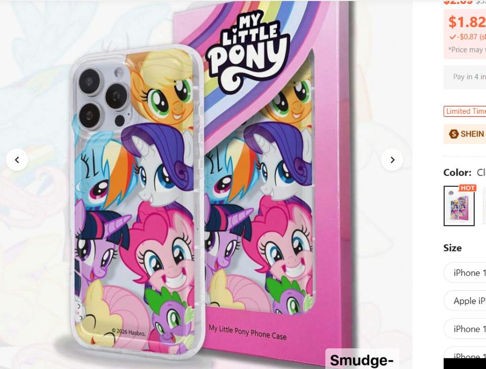 an image of my little pony phone case at test in Phumĭ Stœ̆ng Kâmbŏt