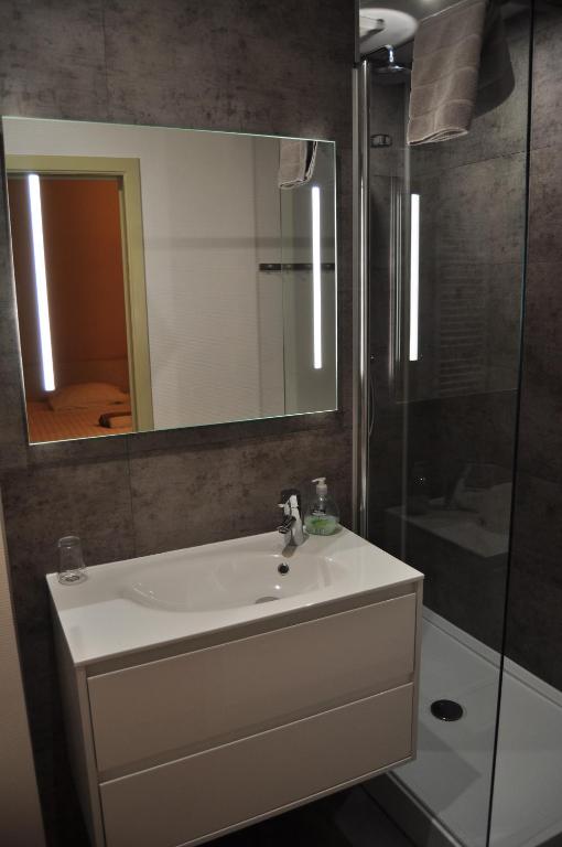 Koupelna v ubytování B&B Latemberg