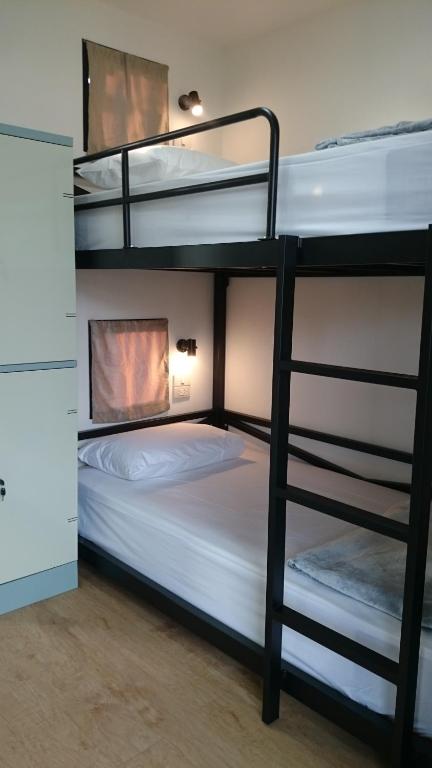Postel nebo postele na pokoji v ubytování Na-tub Hostel